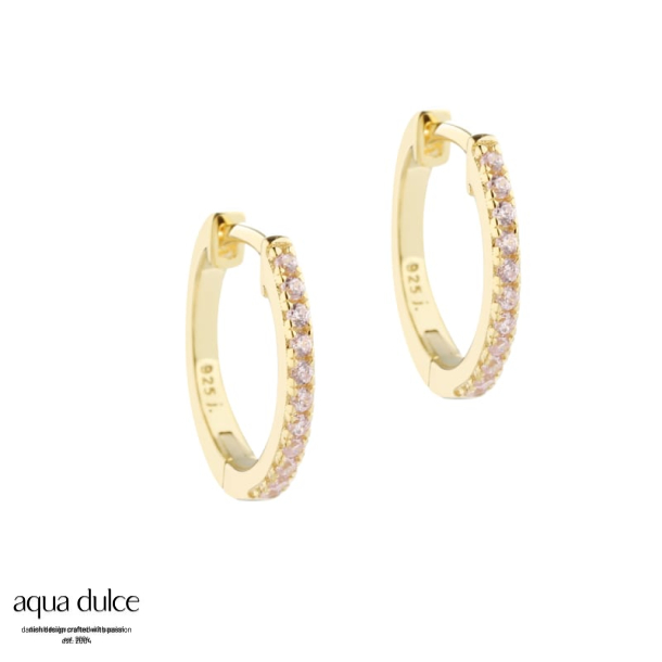 ROSE RAYA MEDIUM HOOP | GOLDEN