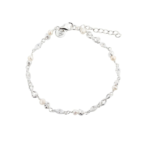 WHITE GARDEN BRACELET | SILVER