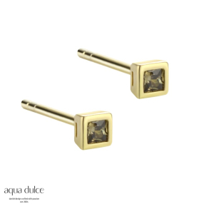 OLIVE SQUARE EARSTUD | GOLDEN