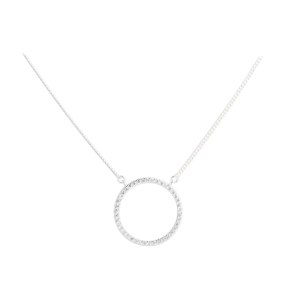 *DARLING CIRCLE NECKLACE | SILVER