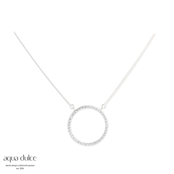 *DARLING CIRCLE NECKLACE | SILVER
