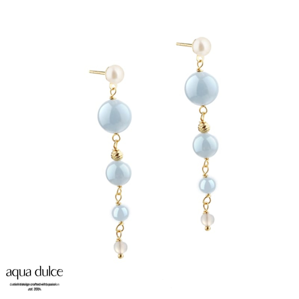 *SKY BLUE GHITA EARSTUD | GOLDEN