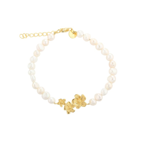 *JASMIN PEARL BRACELET | GOLDEN