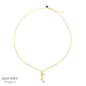 *SWIRL LOVE NECKLACE | GOLDEN