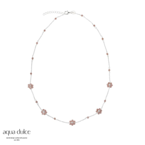DAISY ROSE NECKLACE | SILVER