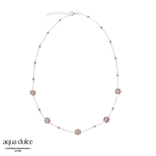 DAISY ROSE NECKLACE | SILVER
