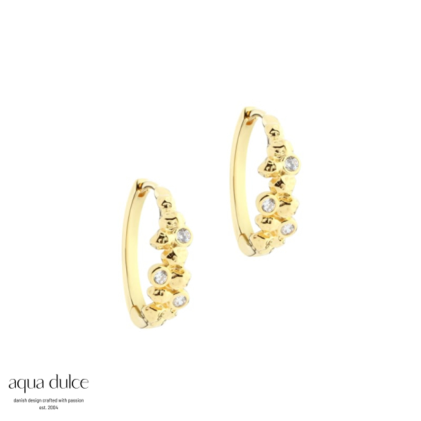 DARLING ROCK HOOP | GOLDEN