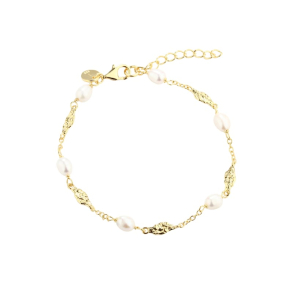 MILENA PEARL BRACELET | GOLD