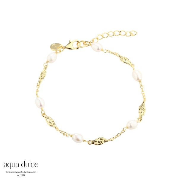 MILENA PEARL BRACELET | GOLD