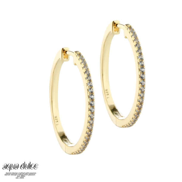 RANVA SKY X LARGE HOOP | GOLDEN
