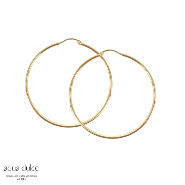 ANA HOOP X LARGE | GOLDEN