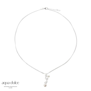 SWIRL LOVE NECKLACE | SILVER