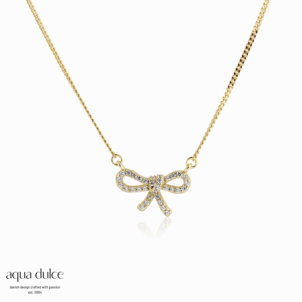 BOW TIE NECKLACE | GOLDEN
