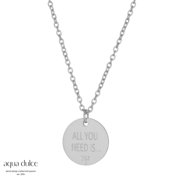 LOVE NECKLACE | SILVER