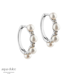 DARLING BUBBELS HOOPS 18 MM. | SILVER