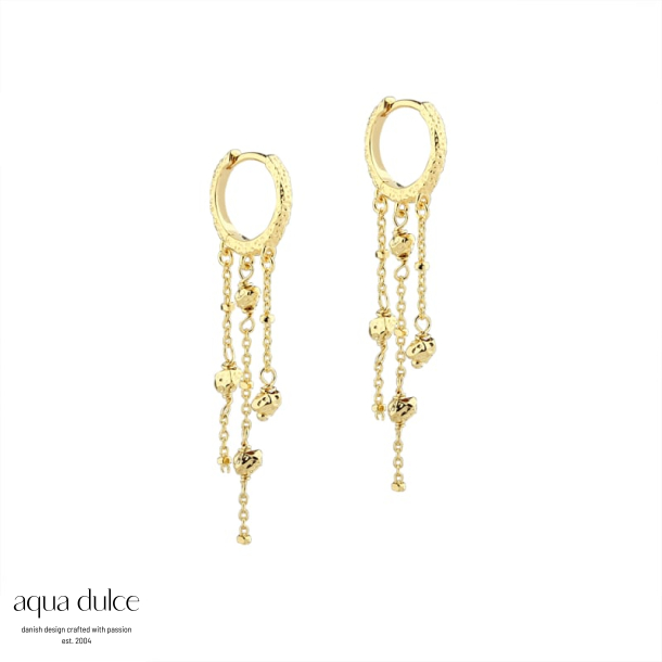 DARLING ROCK HOOP | GOLDEN