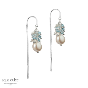 PEBBLE EARTHREAD | SILVER