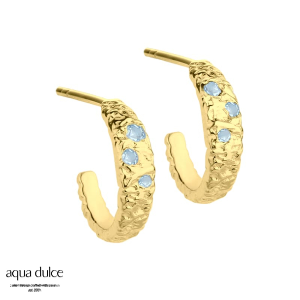 MESS HOOP BLUE SMALL | GOLDEN