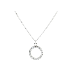 DARLING CIRCLE NECKLACE | SILVER