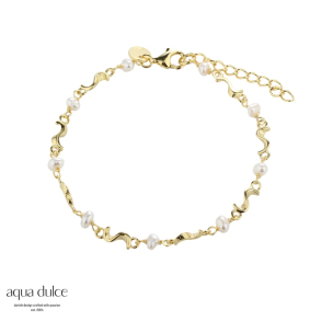 RHUMBA PEARL BRACELET | GOLDEN