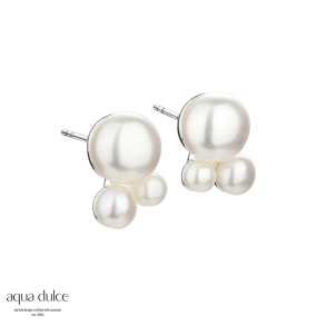 SHORT BOBBLY EARSTUD | SILVER