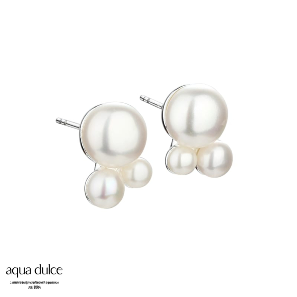 SHORT BOBBLY EARSTUD | SILVER