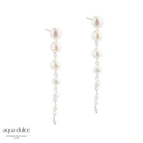 GHITA LONG EARRING | SILVER