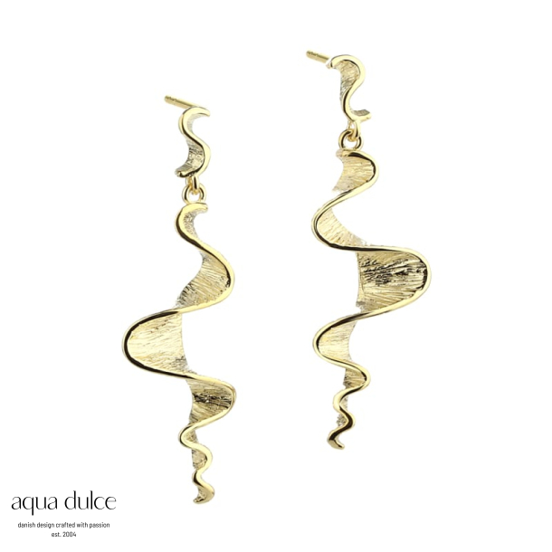 RHUMBA LONG EARRING | GOLDEN