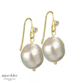 BETSY PEARL EARRINGS |  GOLDEN