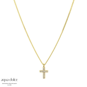 CROSS NECKLACE | GOLDEN