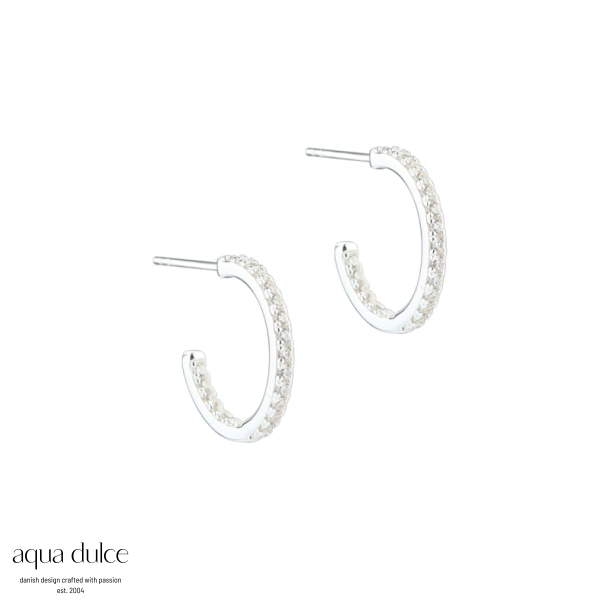 *DAPHNE HOOP SMALL | SILVER