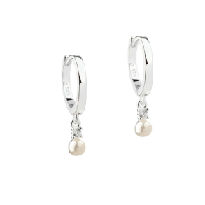 *DARLING BUBBELS MAREN HOOP | SILVER