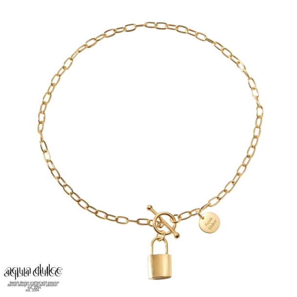 LOCK LOVE BRACELET | GOLDEN