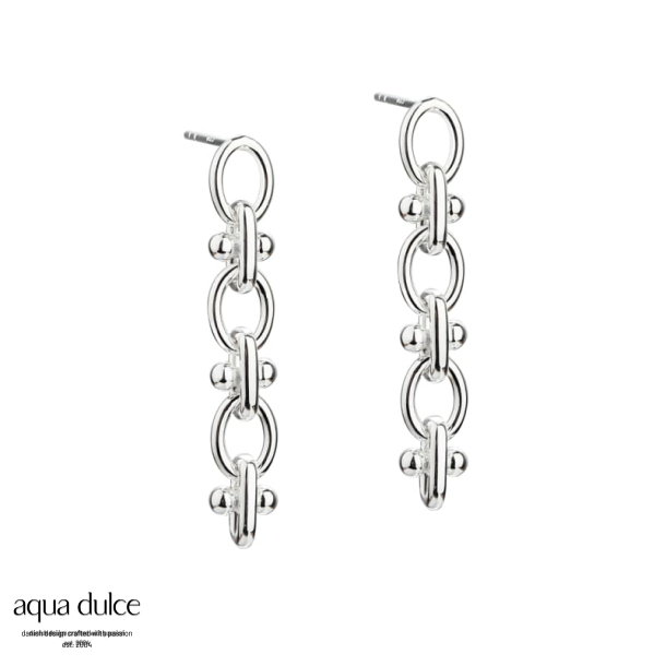 ELIPSE, restikker i sterling slv med 3,5 cm. flot stykke oval kde.