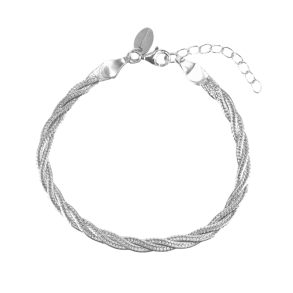 TERESA BRACELET SILVER 17 + 3 CM.