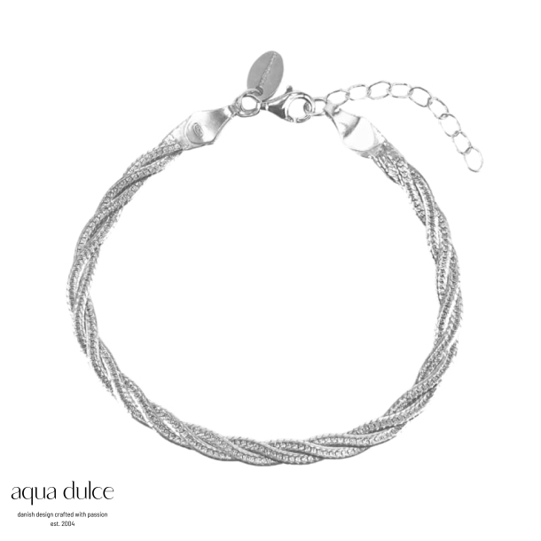 TERESA BRACELET SILVER 17 + 3 CM.