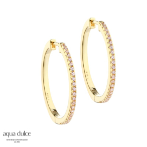 ROSE RAYA X LARGE HOOP | GOLDEN