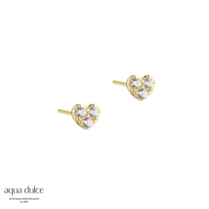 TINY HEART EARSTUD | GOLDEN