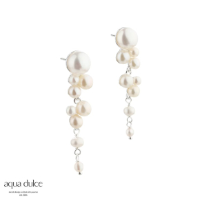 BUBBELS LONG EARSTUD | SILVER