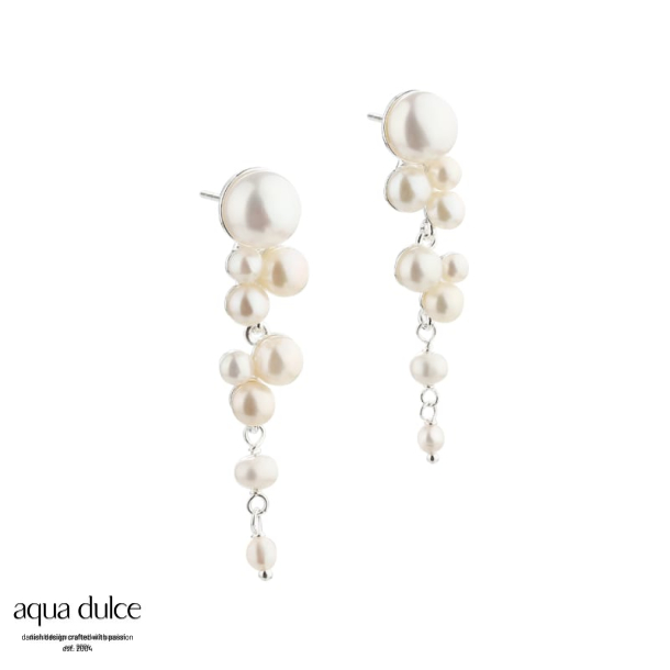 BUBBELS LONG EARSTUD | SILVER