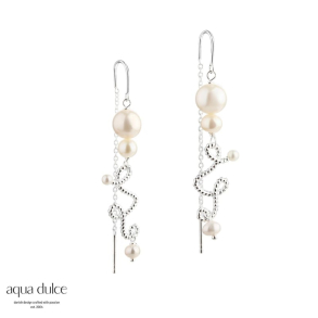 SWIRL LOVE EARTHREAD | SILVER