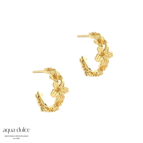 JASMIN MEDIUM HOOP | GOLDEN