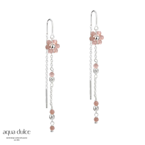 DAISY ROSE EARTHREAD  | SILVER