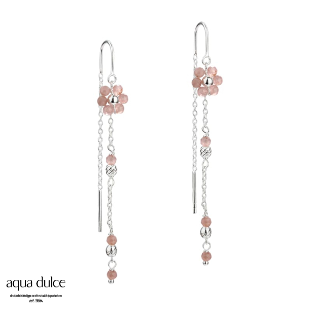 DAISY ROSE EARTHREAD  | SILVER