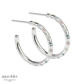 HELIX HOOP 25 MM.  | SILVER