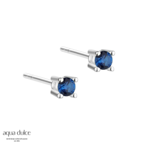 MINI KAYA BLUE EARSTUD | SILVER