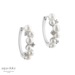 DARLING BUBBELS HOOP | SILVER