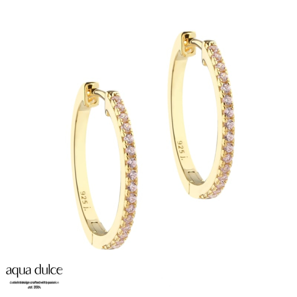 ROSE RAYA LARGE HOOP | GOLDEN