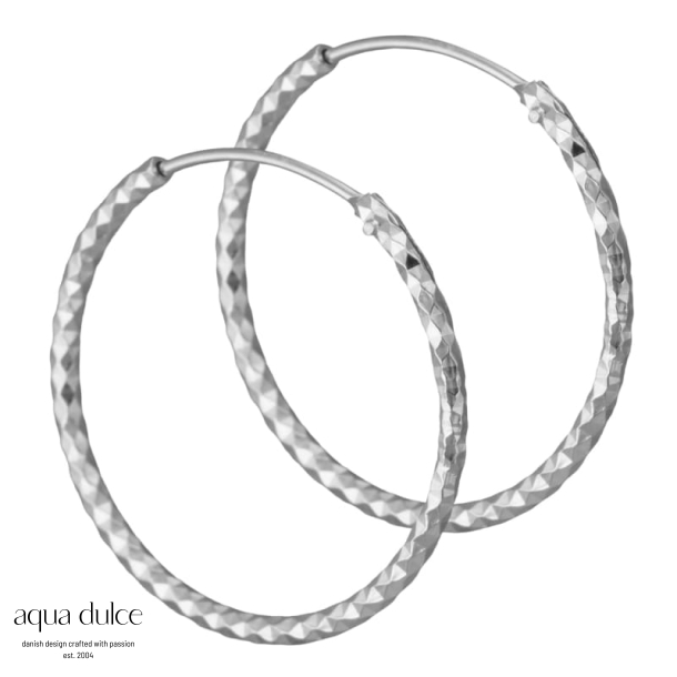 *DINA HOOPS | SILVER