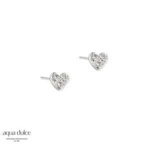 TINY HEART EARSTUD | SILVER